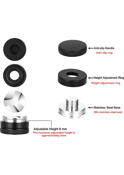 Wdt Alet Seti Espresso Kahve Karıştırıcı Dağıtıcı Ayarlanabilir Derinlikli Espresso Karıştırıcı Aleti Döner Kahve Tozu Iğnesi (Yurt Dışından) fırsatları