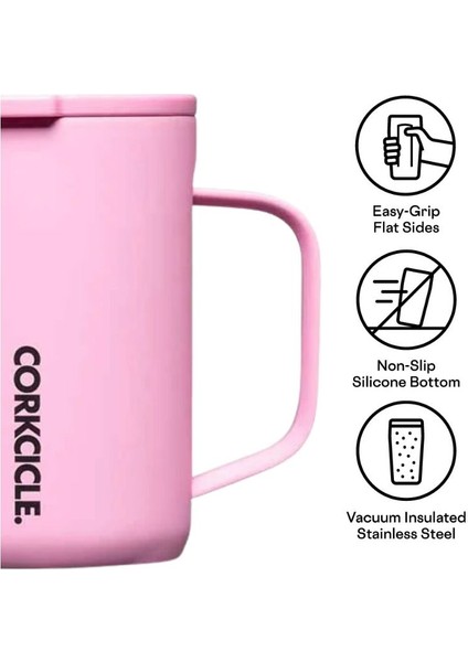 Termos - Coffee Mug - 475ML - Baby Pink modelleri