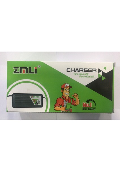 48V 20AH Şarj Aleti Tam Otomatik Devre Kesicili