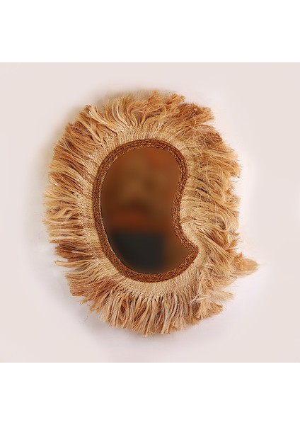 Mylamp Sahara Doğal Abaka El Yapımı Duvar Aynası 105X90 cm fiyatları