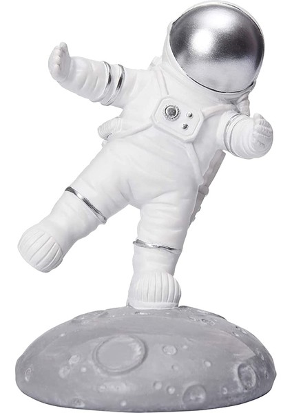 Santkuee Astronot Telefon Tutucu, Reçine Telefon Standı Çocuklar Için Çok Fonksiyonlu Masaüstü Heykelcik Astronot Heykelleri(B) (Yurt Dışından)