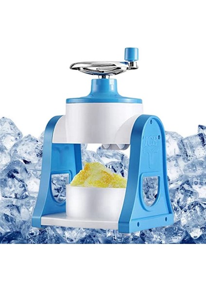 Traşlı Buz Makinesi Ev Küçük Manuel Buz Kırıcı Yaz El-Sarsıntı Buz ve Dolu Buz Buz Kırıcı Buz Yapıcı Yapmak (Yurt Dışından) modelleri