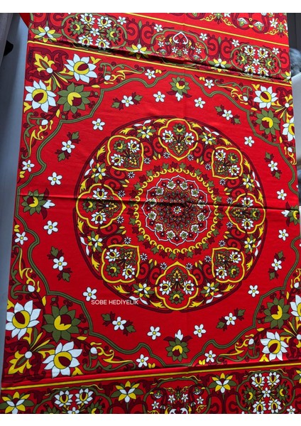 Kolay Temizlenebilir Çiçek Desenli Pamuklu Masa Örtüsü 170X170 cm – Çeyizlik, Sofra ve Dekoratif modelleri