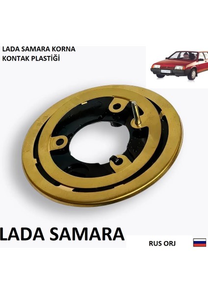 Lada Samara 2108 2109 Direksiyon Korna Kontakt Plastiği Korna Sarısı Orj Rus