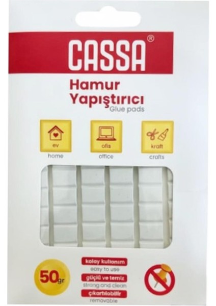 Tack-It Hamur Yapıştırıcı 50 gr Beyaz (065) 3 Adet fiyatları