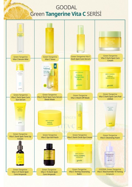 %15 Saf C Vitamini Içerikli Konsantre Ampul Goodal Green Tangerine Vita C 15 Dark Spot Care Ampoule
