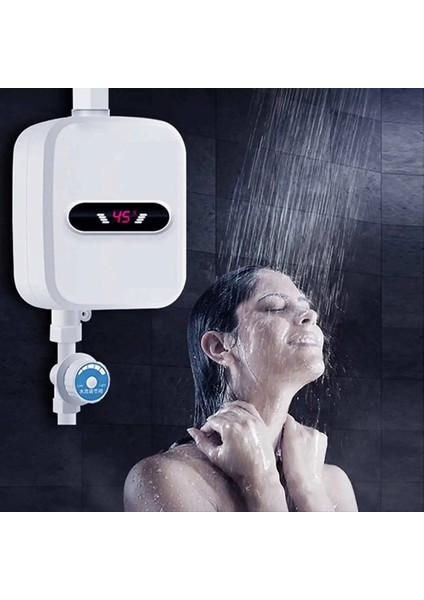 Anında Su Isıtıcı Duş Banyo Musluk Fişi Sıcak Su Isıtıcı 3500 W Dijital Ekran Kır Evi Için Ingıltere Tak (Yurt Dışından) fiyatları