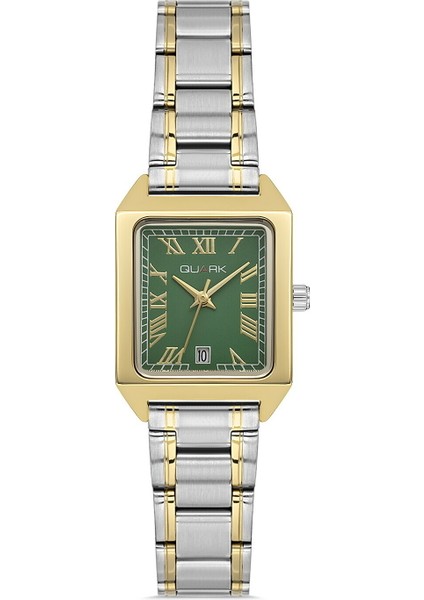 QL-X007SG-3B Çelik Kasa Çelik Kordon Kadın Kol Saati