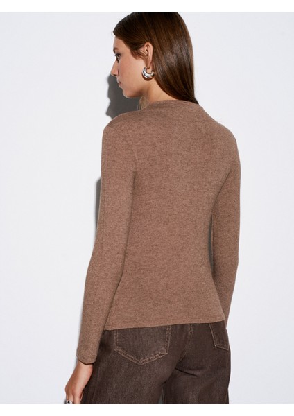 31391 Dik Yaka Uzun Kollu Top-Vizon fiyatları