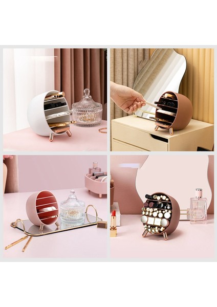 Santkuee Kozmetik Saklama Kutusu Tuvalet Masası Eyeliner Kaş Kalemi Ruj Dudak Sır Cilt Bakım Ürünleri Bitirme Rafı A (Yurt Dışından) fırsatları