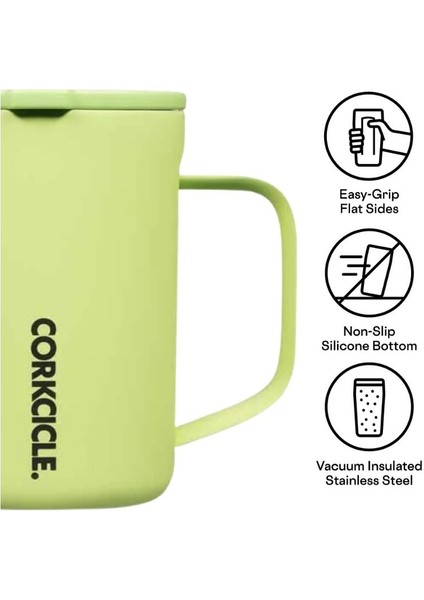 Termos - Coffee Mug - 475ML - Lime Green modelleri