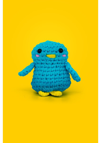 Pengu Örgü Öğrenme Kiti | Yeni Başlayanlar Için Videolu Tığ Işi Amigurumi Penguen Örgü Seti modelleri