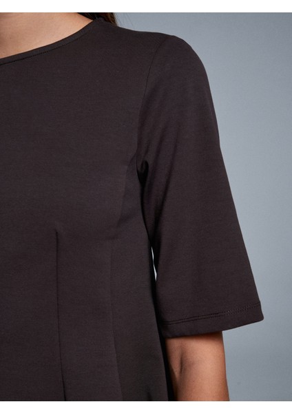 32077 Peplum Top-Koyu Kahve fırsatları