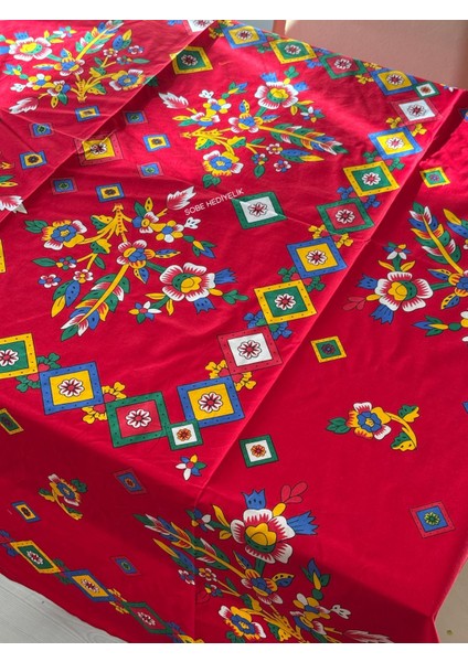 Kolay Temizlenebilir Çiçek Desenli Pamuklu Masa Örtüsü 170X170 cm – Çeyizlik, Sofra ve Dekoratif fiyatları