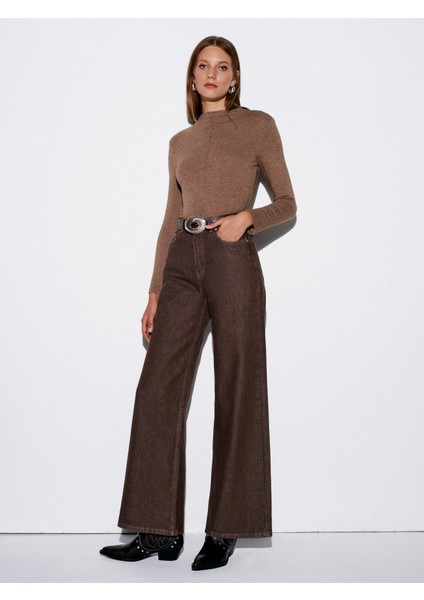 31391 Dik Yaka Uzun Kollu Top-Vizon indirimleri