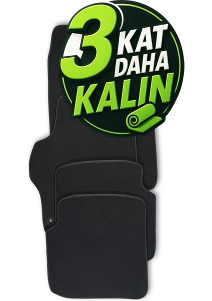 Citroen C-Elysee 2023 Araca Özel Halı Paspas Araba Halısı Oto Paspas