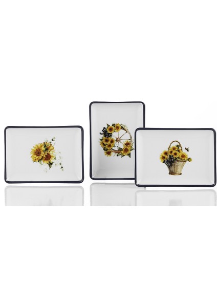 Günebakan 18X13 3 Parça Düz Tabak fiyatları