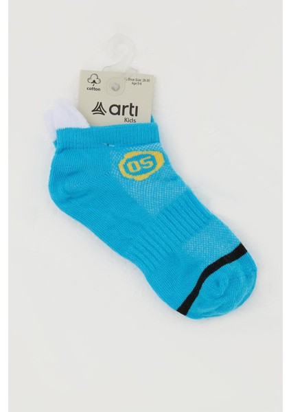 Breeze Erkek Çocuk Patik Çorap Rakam Baskılı 5-14 Yaş, Mavi fiyatları