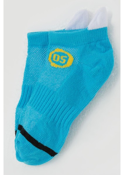 Breeze Erkek Çocuk Patik Çorap Rakam Baskılı 5-14 Yaş, Mavi modelleri