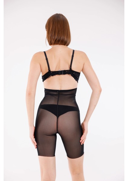 Mdb Freshness 0007 Lazer Kesim Tül Yüksek Bel Şort Korse indirimleri