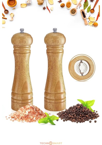 Doğal Ahşap Değirmen Karabiber Tuz Kahve Baharat Öğütücü Manuel El Değirmeni fiyatları