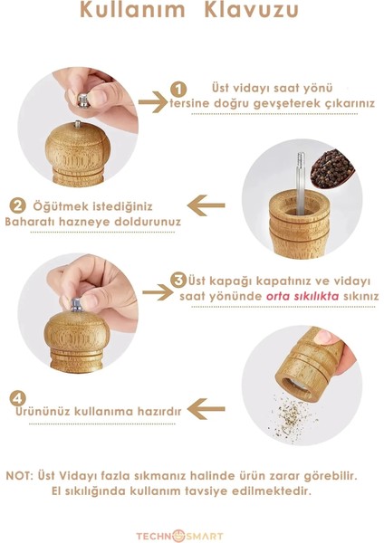 Doğal Ahşap Değirmen Karabiber Tuz Kahve Baharat Öğütücü Manuel El Değirmeni modelleri