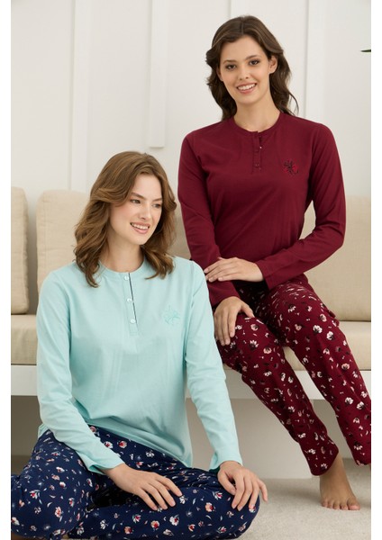 Battal Beden Kadın Pijama Takımı 3925