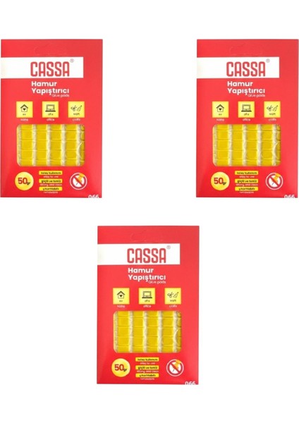 Tack-It Hamur Yapıştırıcı 50 gr Sarı (066) 3 Adet