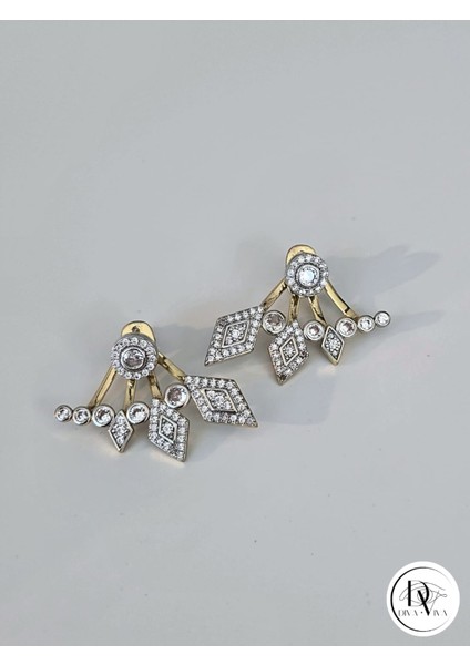 - Glow Earrings – Gold Kaplama Taş Detaylı Kadın Küpe (KOD-356) fiyatları