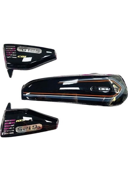 Cg Kesik Depo ve Yan Kapaklar Siyah