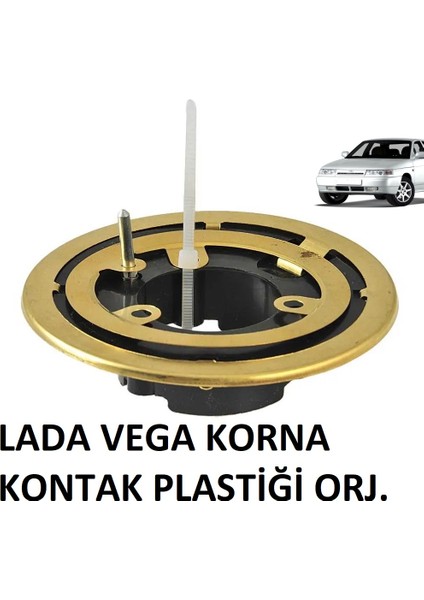 Lada Vega 2110 2111 2112 Direksiyon Korna Kontak Plastiği Korna Sarısı Orj Rus