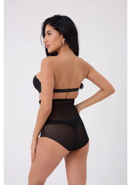 Mdb Freshness 0006 Lazer Kesim Tül Yüksek Bel Slip Korse fiyatları