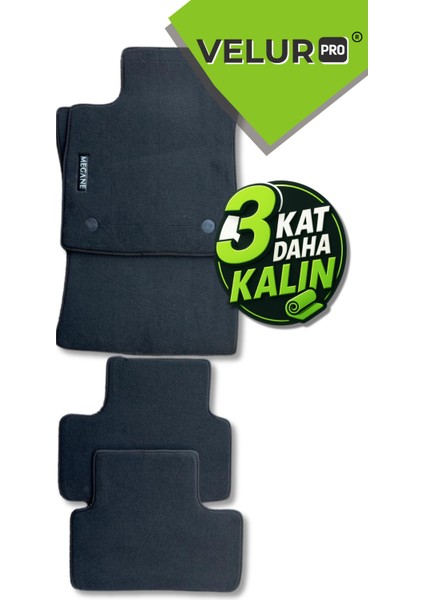 Renault Megane 4 Sedan 2023 Araca Özel Halı Paspas Araba Halısı Oto Paspas