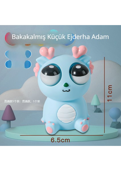 Gözleri Fırlayan Ejderha Stres Oyuncağı – Sıkınca Gözleri Çıkan Komik Ejderha, 5 Renk Seçeneği (Kırmızı, Turuncu, Mavi, Yeşil, Pembe) | Yumuşak Vinil, Stres Giderici, Masabaşı & Hediye Için Ideal