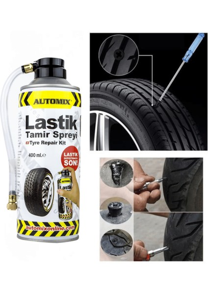 Yüksek Performanslı Araç Çekme Halatı + Hızlı Müdahale Lastik Tamir Kiti | Acil Durumda Güçlü Çözüm modelleri