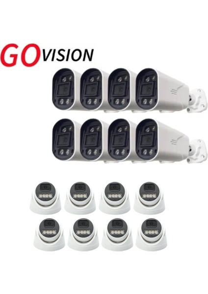 Go Vision 16 Adet 2mp Ahd Güvenlik Kamerası – Full Hd, Gece Görüşlü