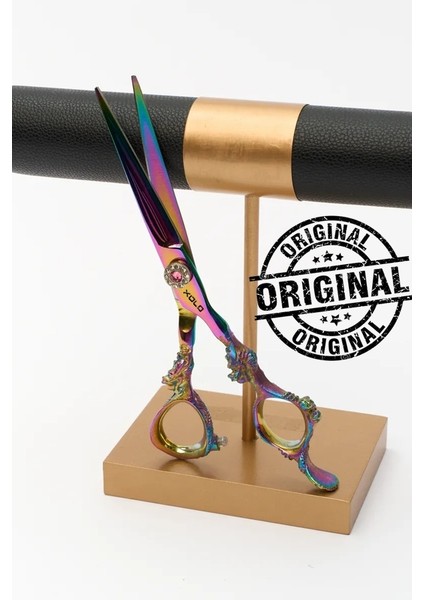 Rainbow XLQ502A Profesyonel Düz Makas 17 cm Paslanmaz Çelik Işlemeli Tasarım fiyatları