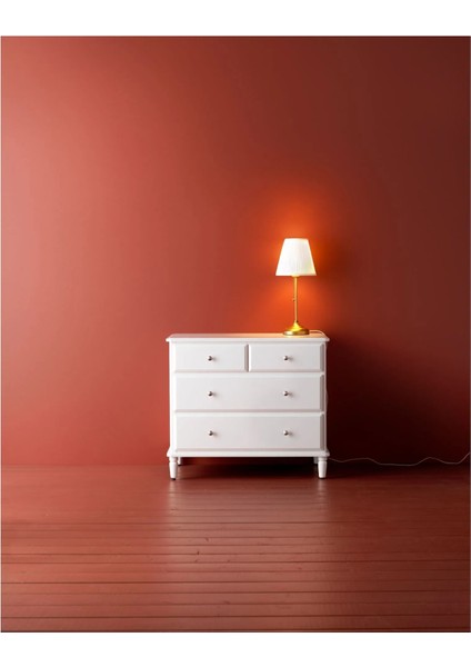 Tyssedal 4 Çekmeceli Şifonyer Beyaz 87 x 76 Cm