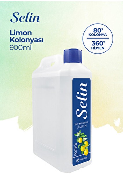 Limon Kolonyası 80 Derece Limon Aromalı 900 ml ve 200 ml Hediyelik Dökme fiyatları