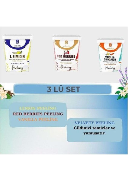 Velvety Peeling Lemon & Red Berries & Vanılla