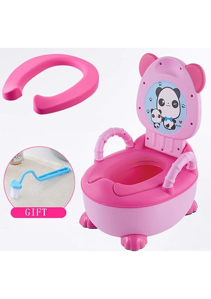 Panda Bebek Lazımlık Eğitim Koltuğu - Pembe (Yurt Dışından)