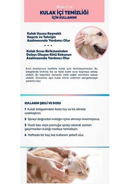 Kedi Köpek Temizleme ve Bakım Spreyi 200 ml indirimleri