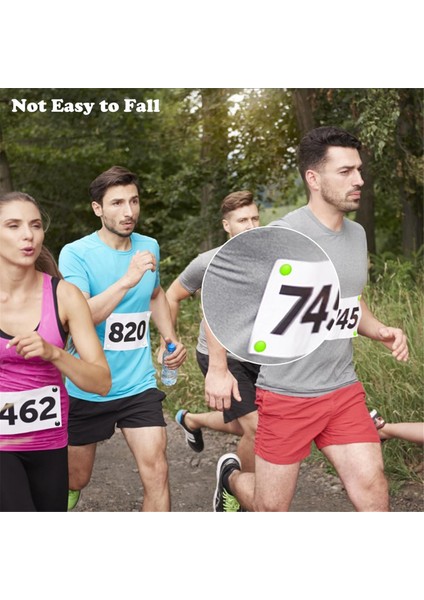 12 Adet Koşu Askısı Klipsi Maraton Numarası Tokası Numara Tutucu A (Yurt Dışından) modelleri