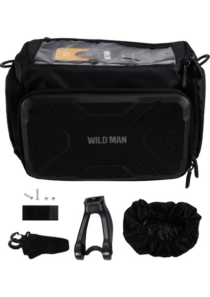 Wıld Man Gs6 Bisiklet Çantası Eva Sert Kabuk Su Geçirmez Yüksek Kapasiteli (Yurt Dışından)