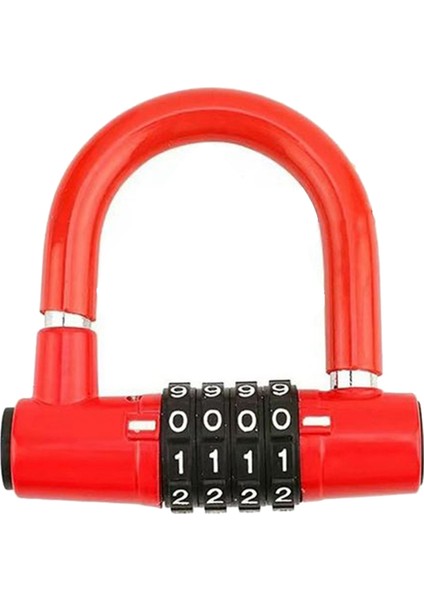 Kullanışlı 4 Haneli Kodlu Bisiklet Güvenlik Kilidi U Şeklinde Hırsızlığa Karşı (Yurt Dışından)