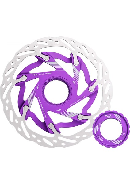 140 mm Merkez Kilitli Hidrolik Disk Fren Rotoru, Alüminyum Alaşım, B (Yurt Dışından)