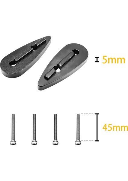 Bisiklet Gidonu Arttırıcı Alüminyum Alaşımlı Gidon Ara Parçası 5mm (Yurt Dışından) indirimleri