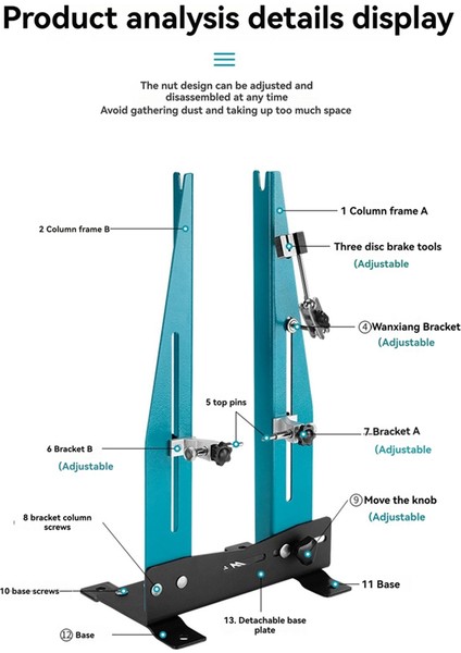 West Bıkıng Bisiklet Ayar Masası Bisiklet Jant Düzeltme Standı (Yurt Dışından) indirimleri