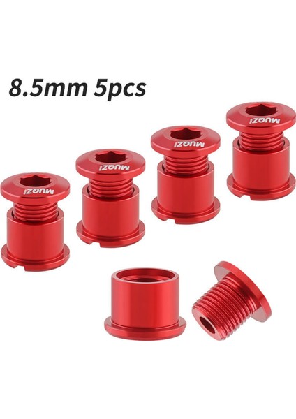 Muqzı 5 Adet Zincir Dişlisi Cıvata Seti 8,5 mm Çift Zincir Dişlisi Vidaları Kırmızı (Yurt Dışından) fiyatları