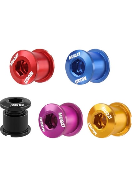 Muqzı 5 Adet Zincir Dişlisi Cıvata Seti 8,5 mm Çift Zincir Dişlisi Vidaları Kırmızı (Yurt Dışından) modelleri